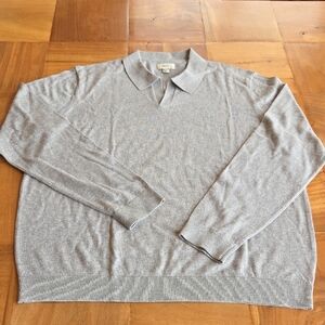 RW&CO. Heather Gray Knit Top